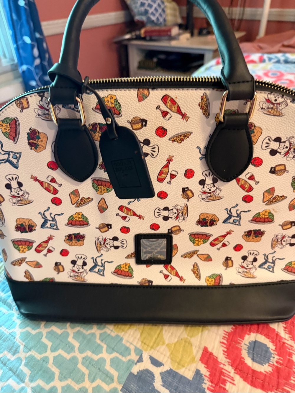 Dooney Bourke Mickey Mouse ELCOT food & wine festival collection bag